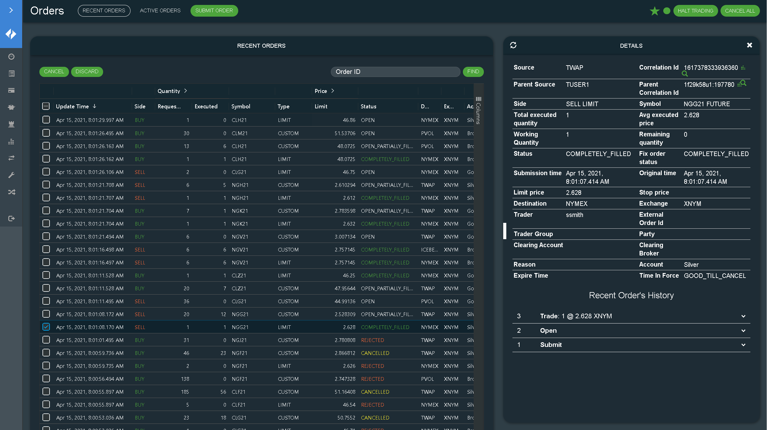 Ember Monitor screenshot