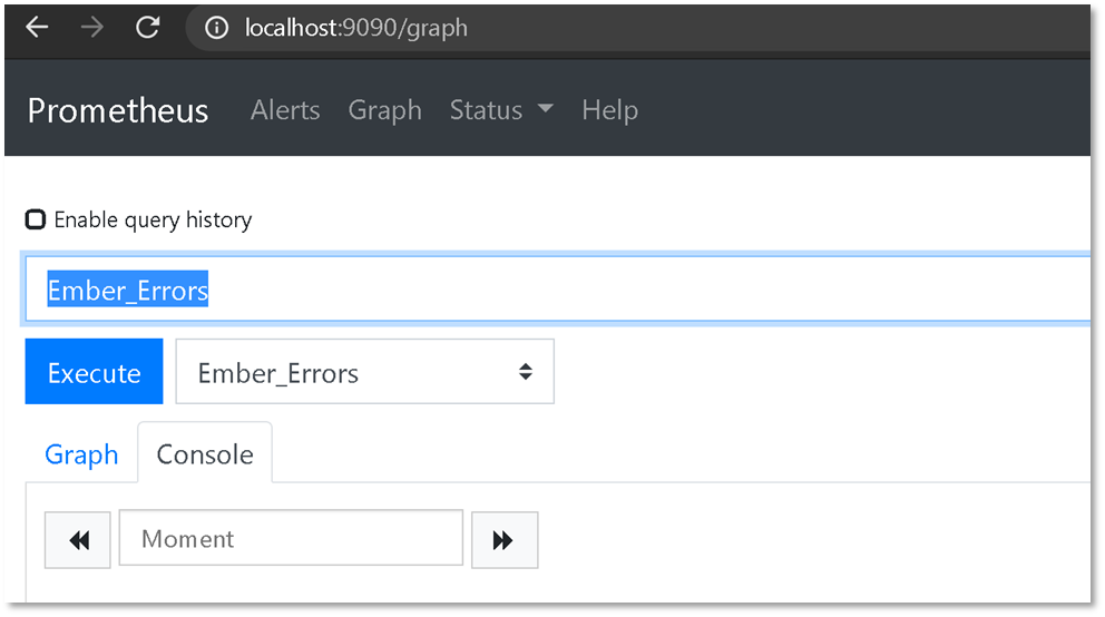 Ember metric in Prometheus