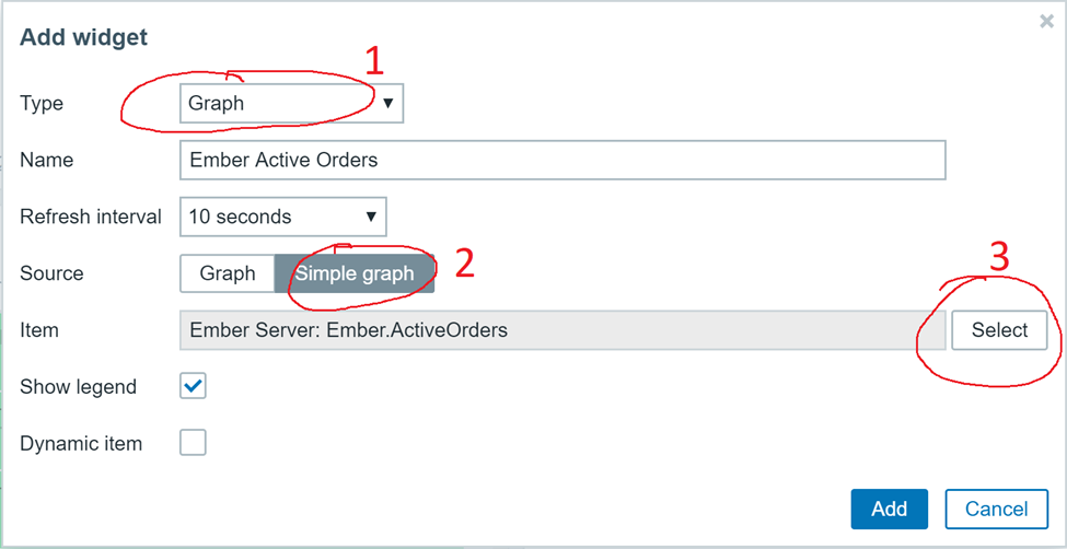 Zabbix screenshot 2